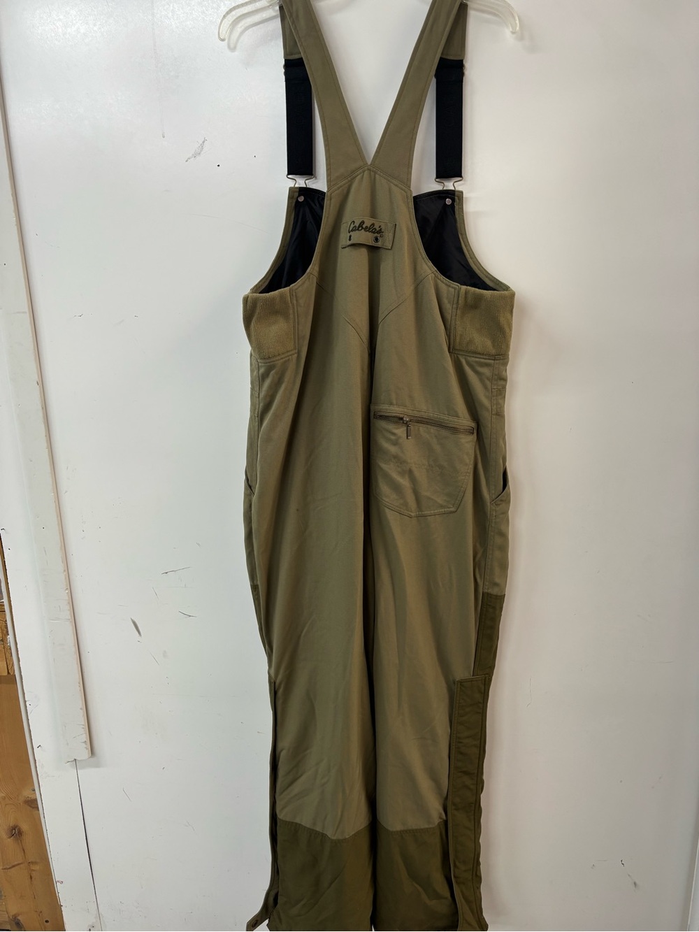 Cabela's Olive/Tan Outdoor Gear Bib Overalls - Picture 4 of 5